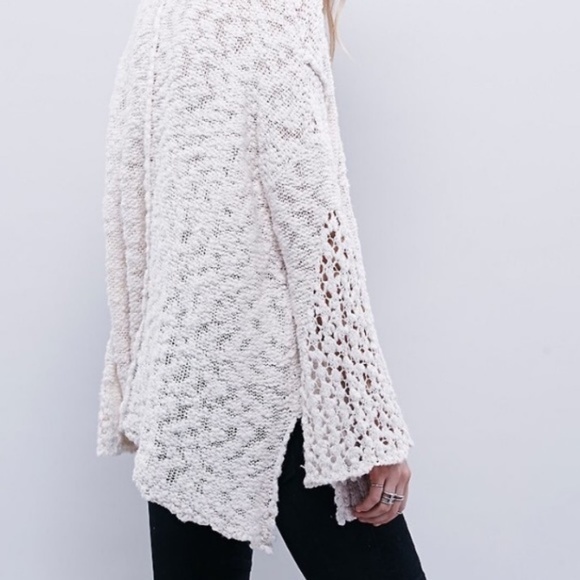 Free People Sweaters - free people pretty pointelle vee sweater